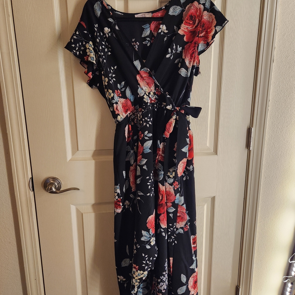 Floral Wrap Dress